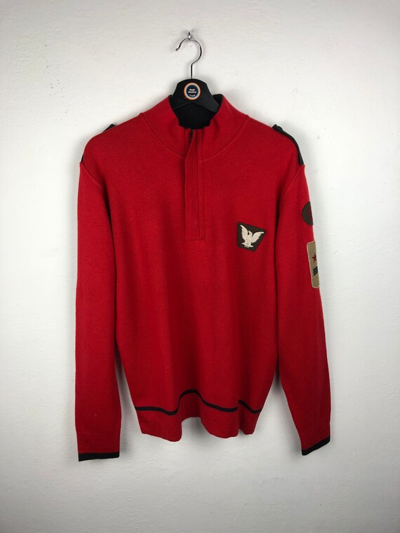 Red golf sweater sale