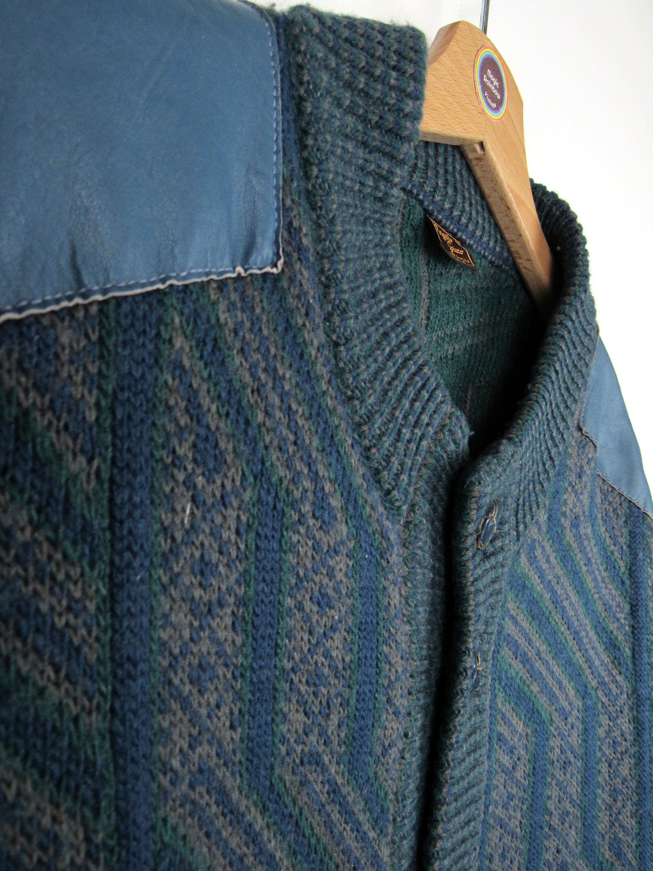 Angelo Greco Vintage 90s Cardigan - Size M/L - Etsy
