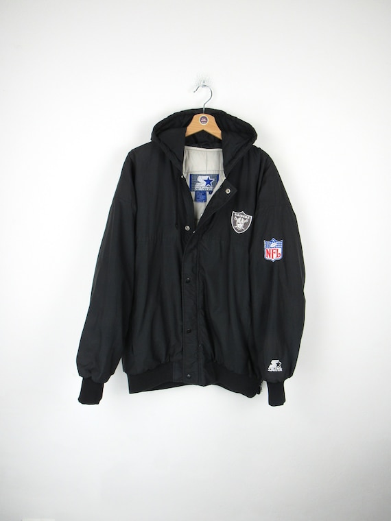 Starter Los Angeles Raiders NFL Vintage 90s Jacket - Size L Starter Los Angeles Raiders NFL Vintage 90s Jacket - Size L