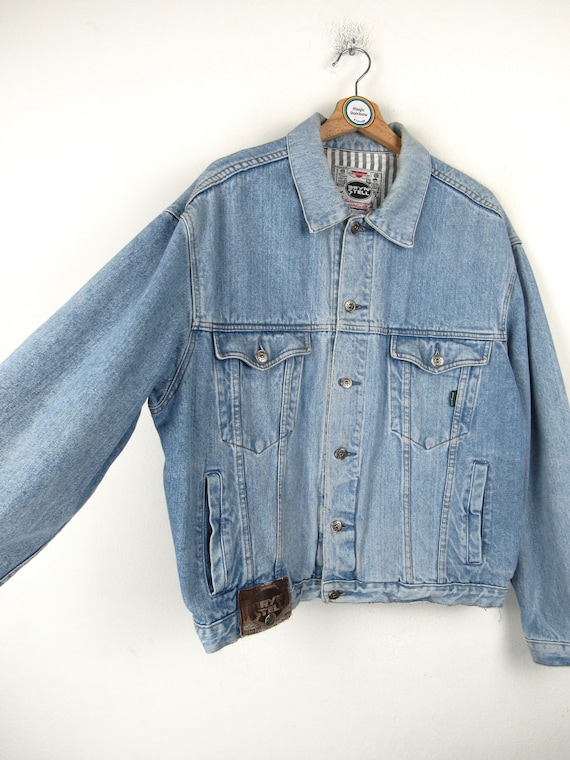 Vintage 80s 90s Bryn Stell Denim Jacket - Size L - image 6