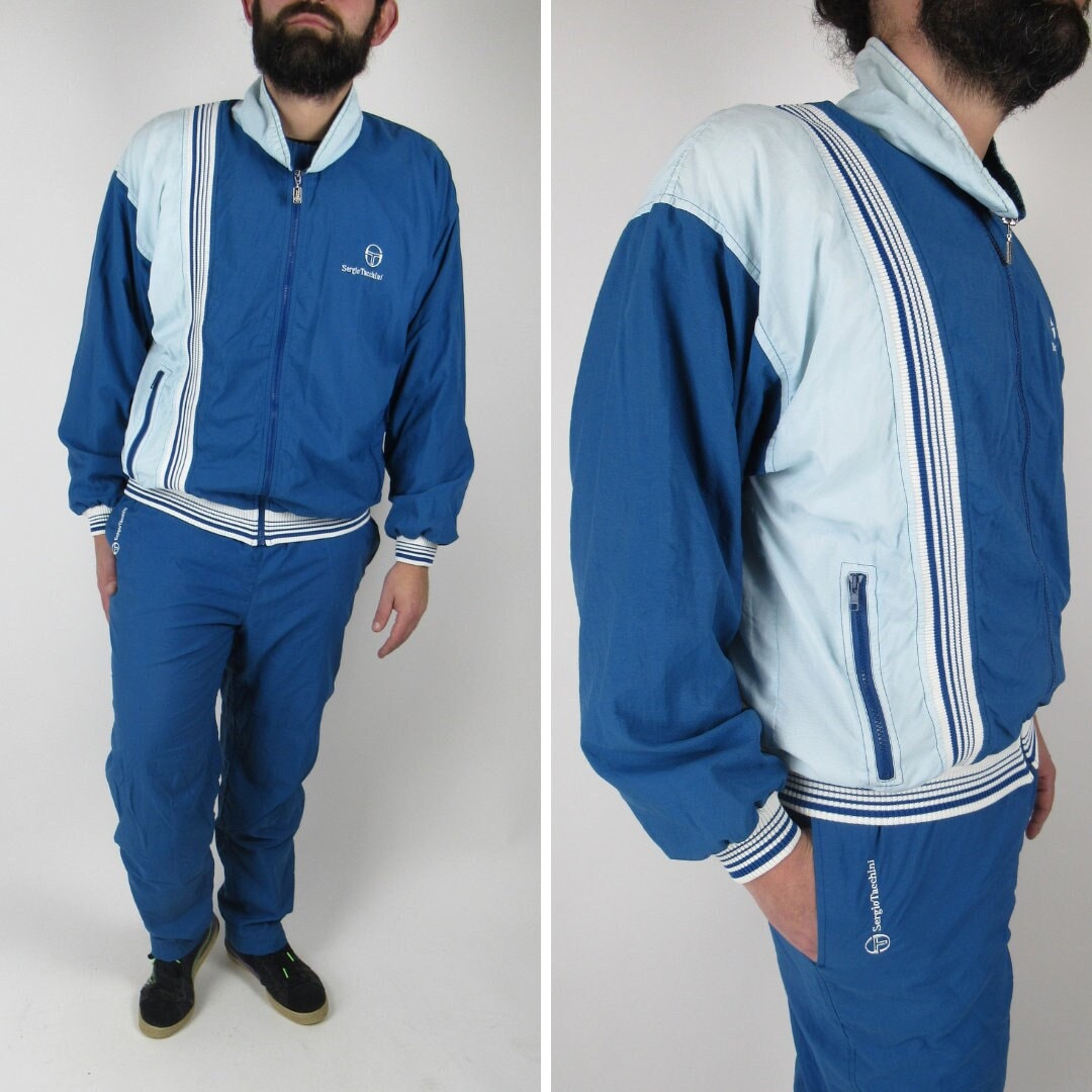 Sergio Tacchini Vintage 90's Tracksuit - Size XL - Etsy Sergio Tacchini Vintage 90's Tracksuit - Size XL - Etsy