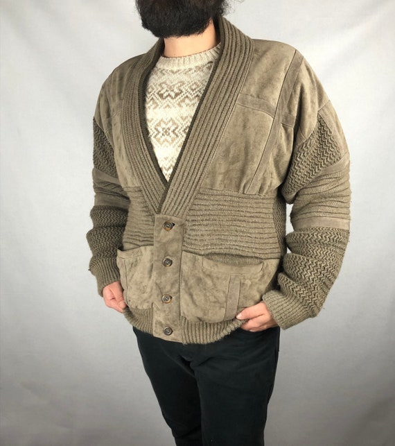 90' vintage jacket cardigan sweater, warm sweater… - image 1
