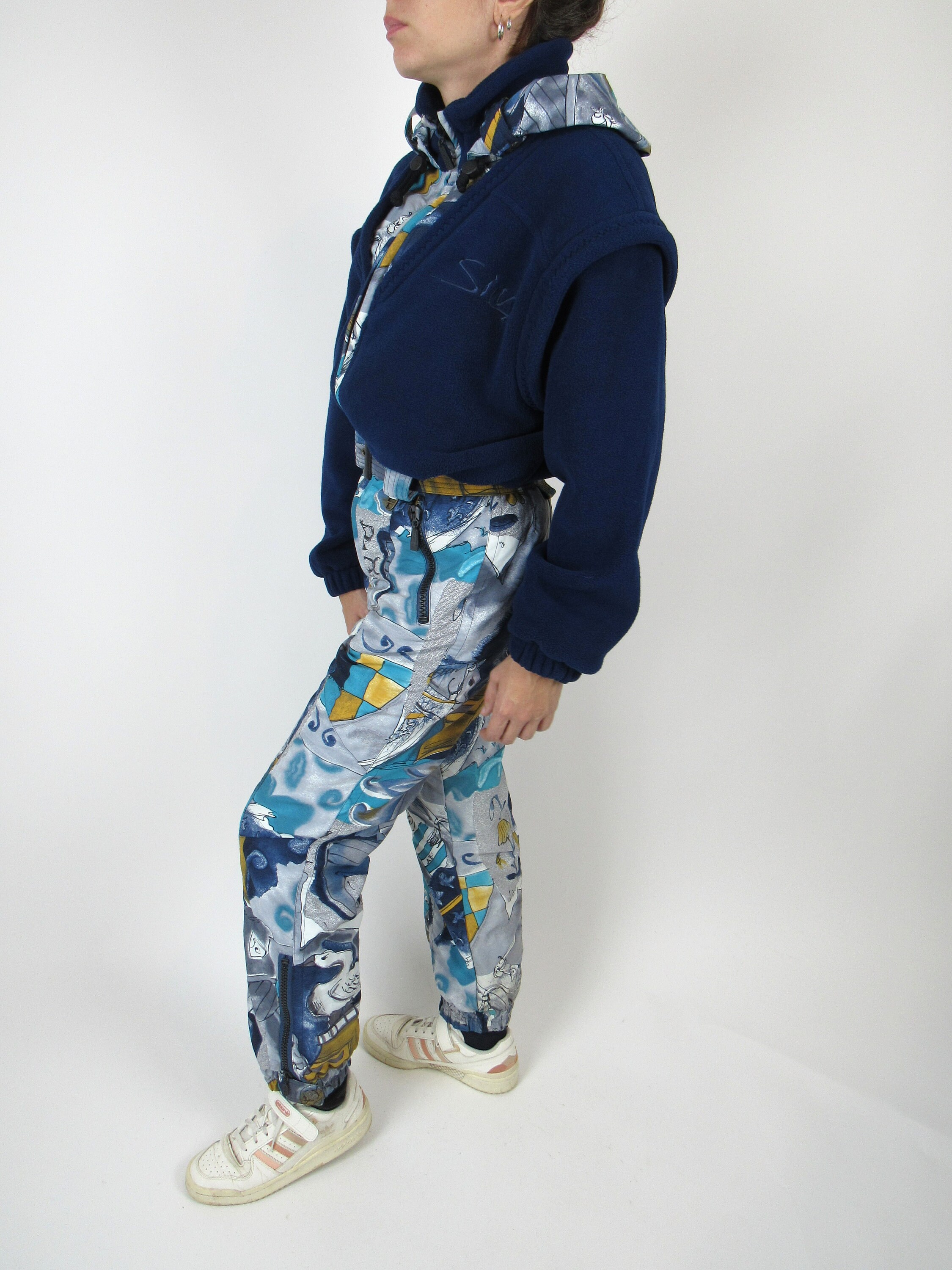 Silvy Vintage 90's Full Ski Suit - Size S - Etsy