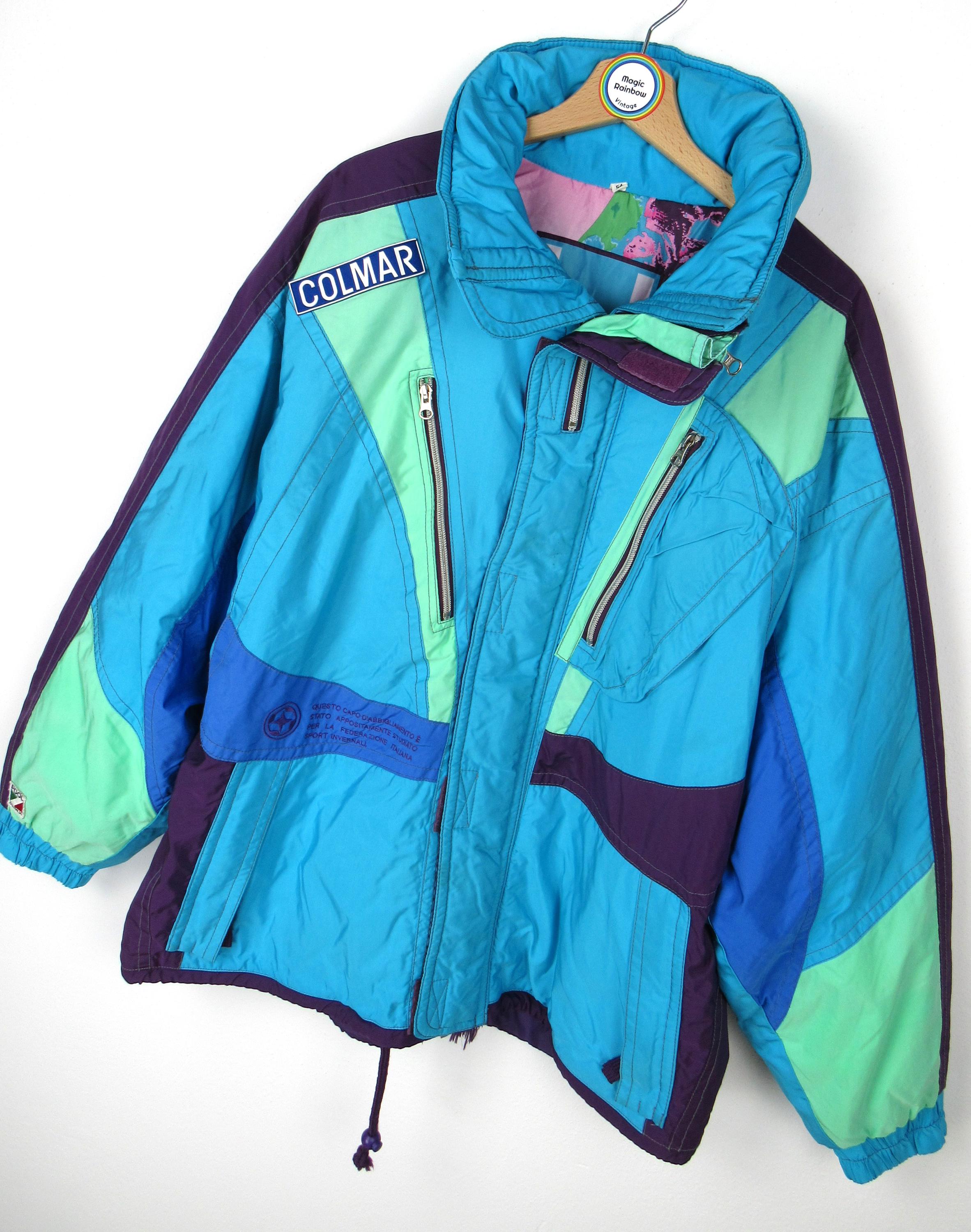 Colmar ヴィンテージ 90年代 スキージャケット - サイズ XL - Etsy 日本