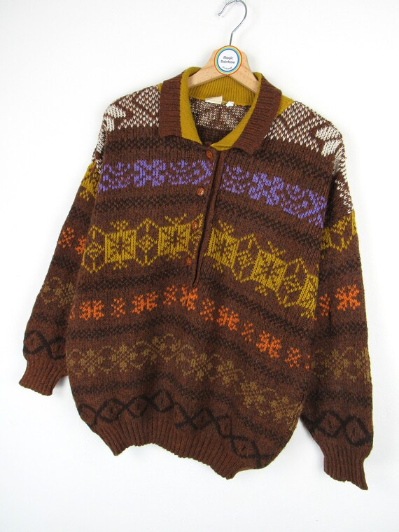 Vintage jaren 90 trui Maat L Etsy Belgi