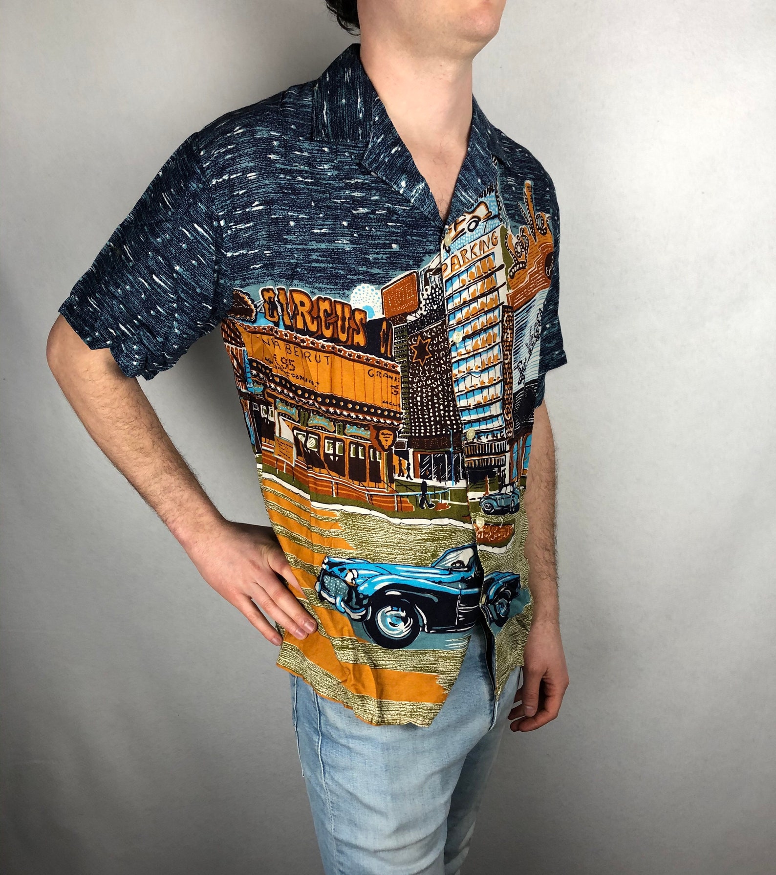 T-shirt Vintage 90s Looney Tunes – Tweety Bird – Homme Taille M – Bleu
