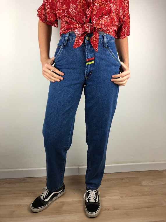 Pantaloni donna Carrera Wave Bay Blue Jeans pants denim | Etsy Italia