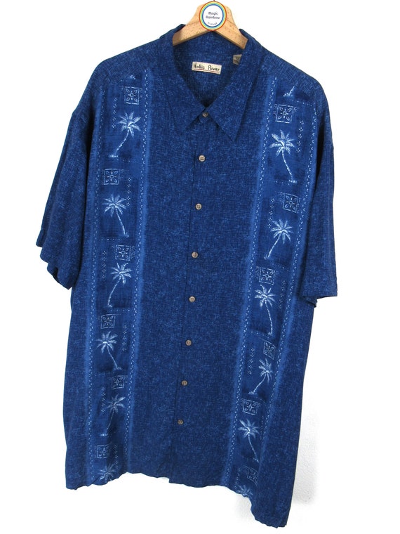 Hollis River 90s Vintage Short Sleeve Hawaii Shir… - image 3
