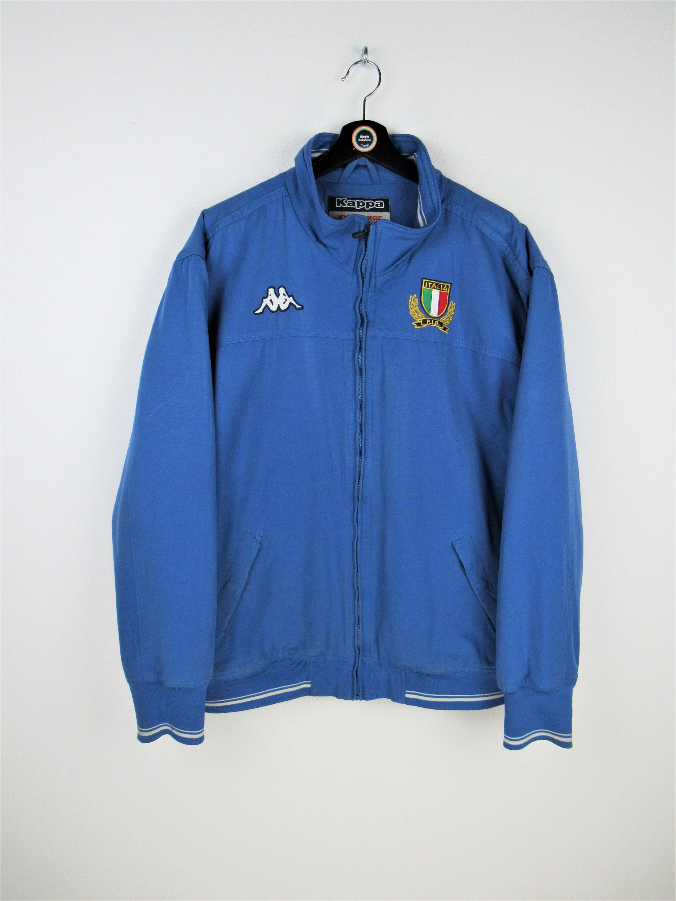 Excentriek Machu Picchu zwaarlijvigheid Kappa Federazione Italiana Rugby Vintage 80's Jacket - Etsy