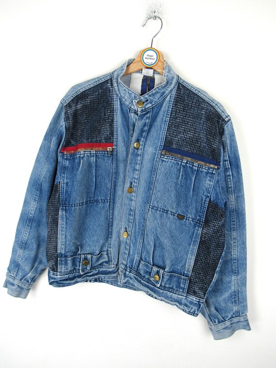 Vintage 80s 90s Pop 84 Denim Jacket - Size S/M - image 2