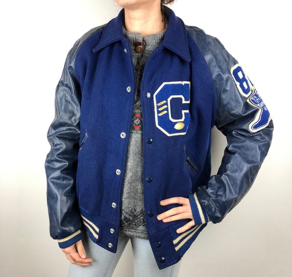 Varsity jacket, college America, vintage 90', bomb