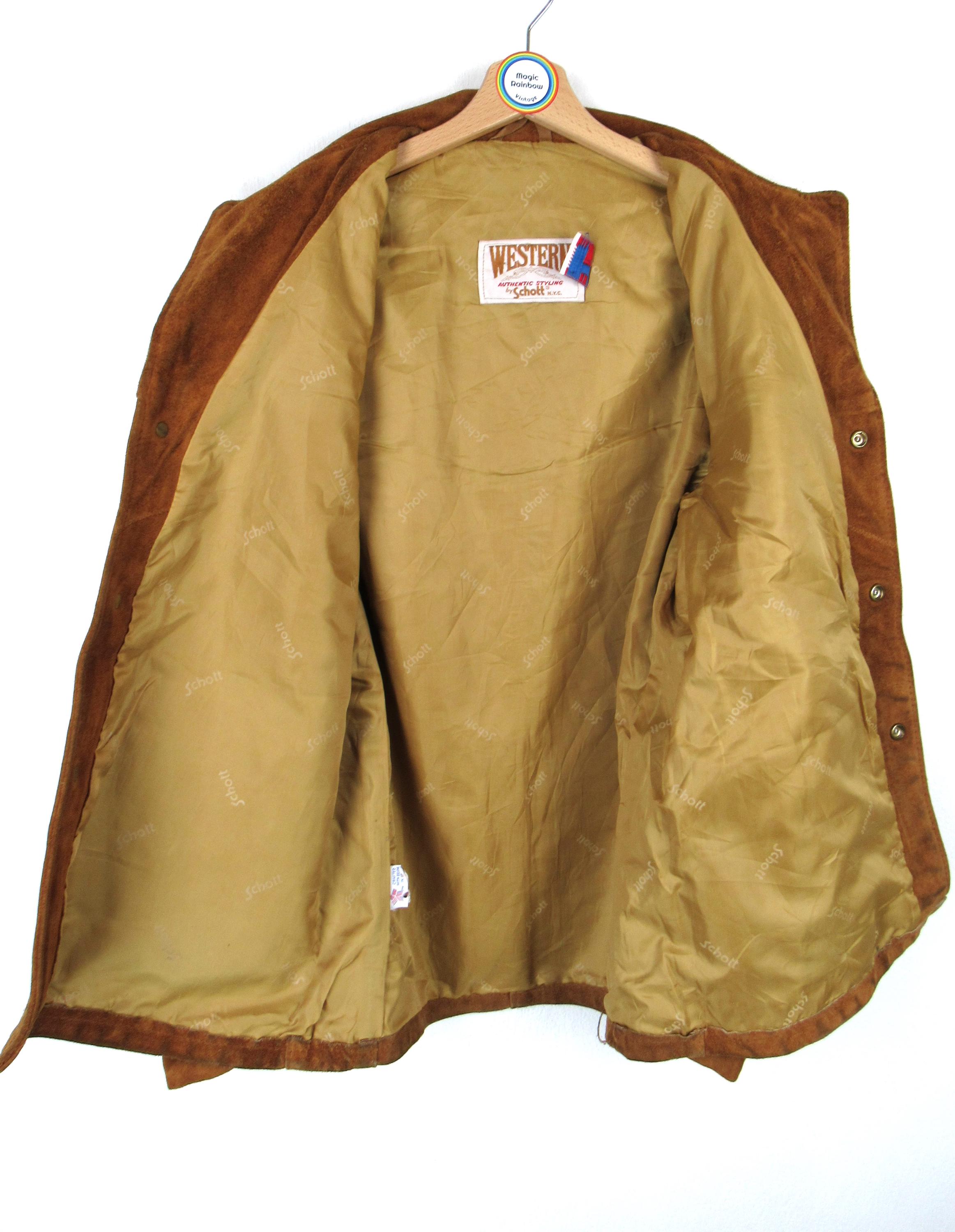 Schott Western Vintage 80's Suede Jacket - Size M - Etsy