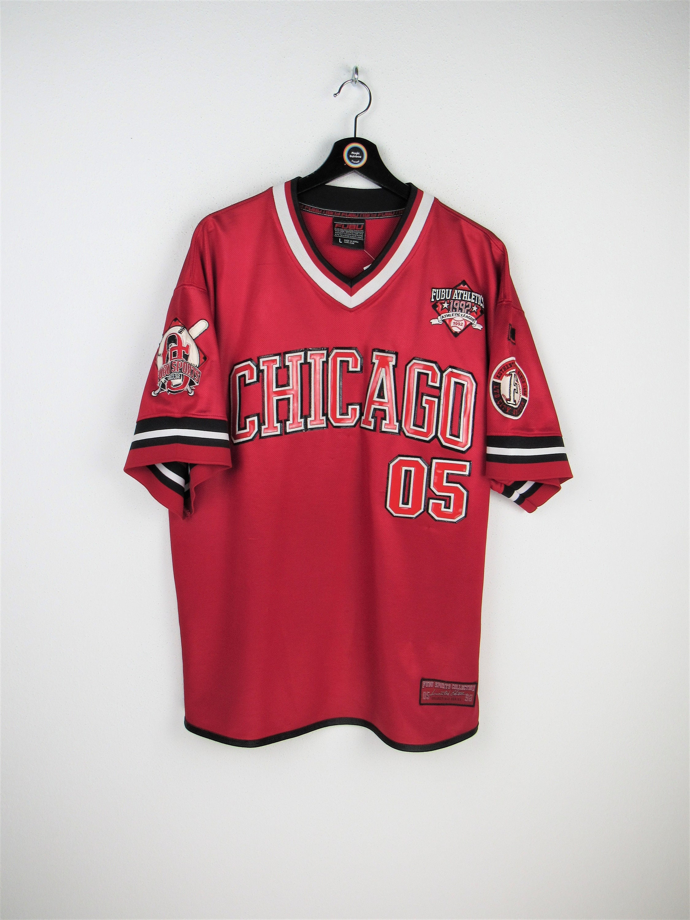 FUBU, Shirts, Vintage Fubu Athletic Chicago Bulls Jersey City Series Men  Size Xl