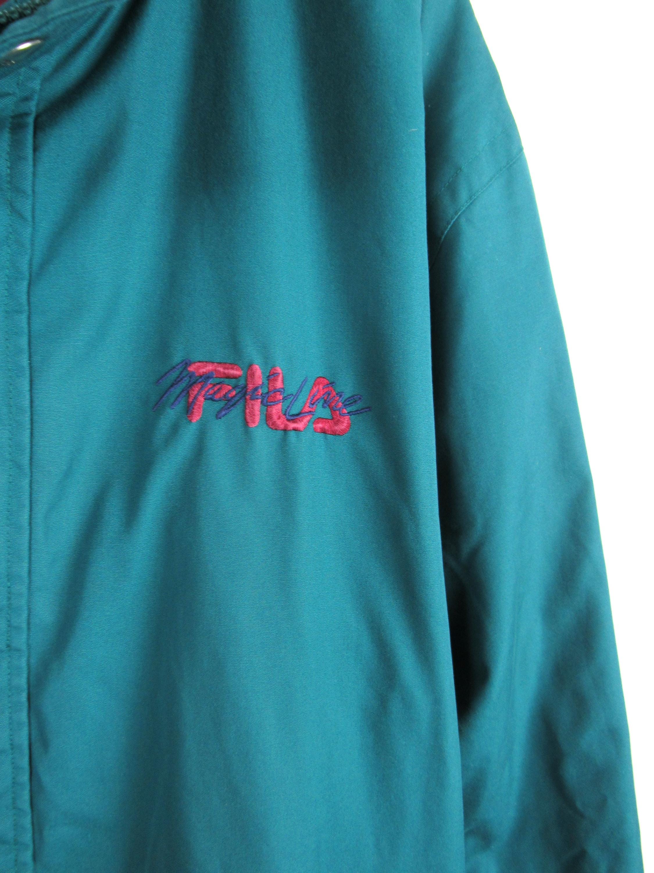 Fila Magic Line Vintage Windbreaker From the 1990s - Size XL - Etsy