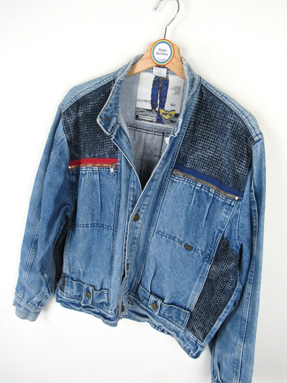 Vintage 80s 90s Pop 84 Denim Jacket - Size S/M - image 8