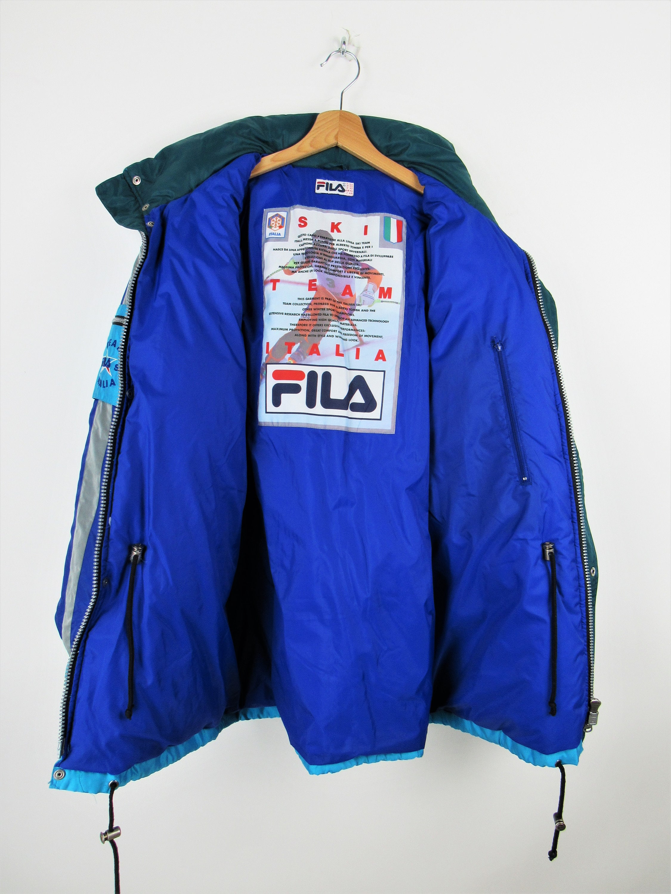 Buy Fila Ski Team Italia Vintage 90s Ski Jacket - Size XL Buy Fila Ski Team Italia Vintage 90s Ski Jacket - Size XL