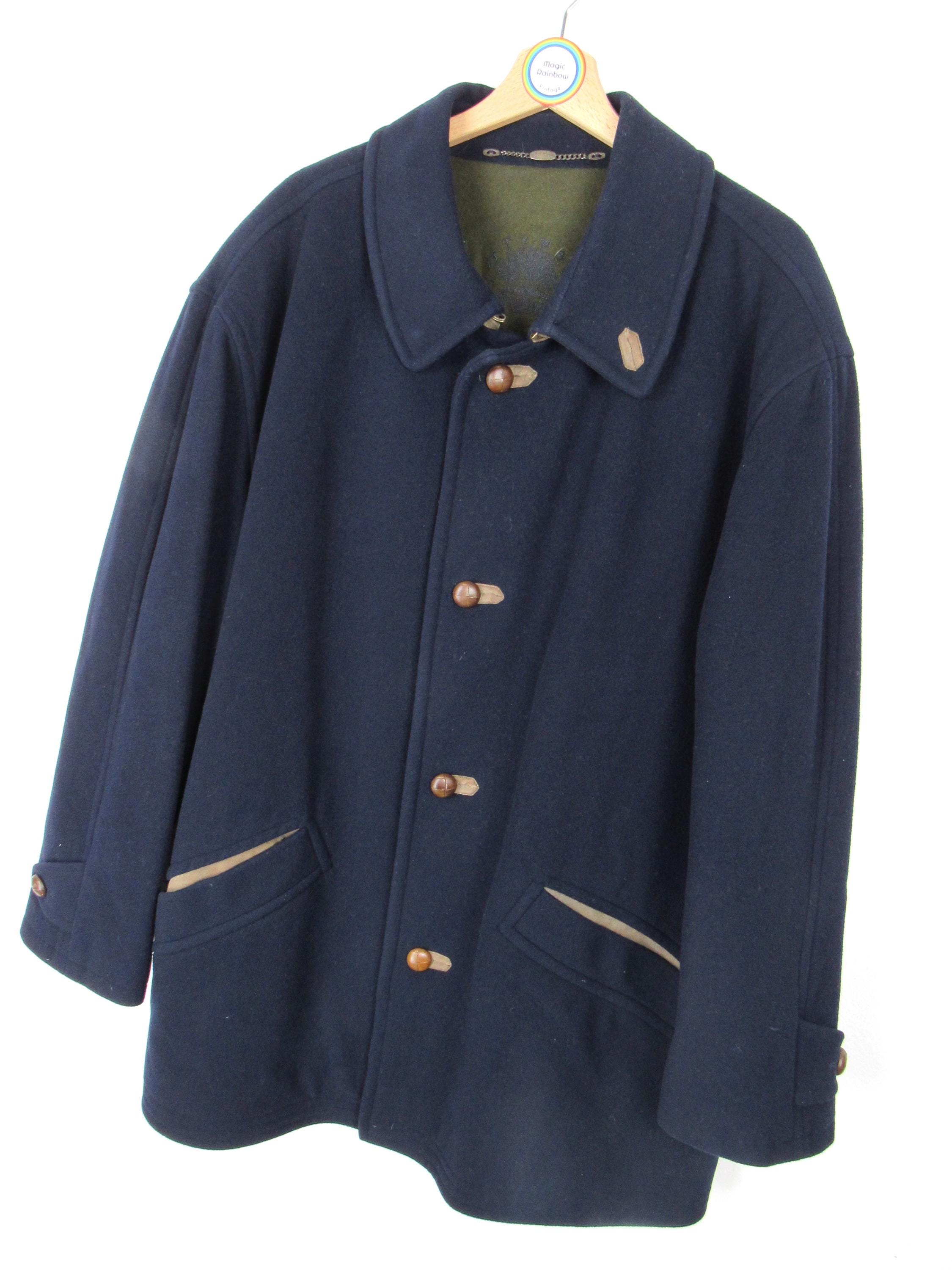 80s 90s SCHNEIDERS loden wool wide coat 【公式通販】