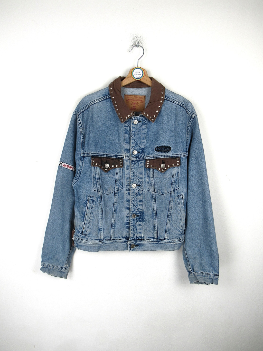 【Anyone more】Ita vintage denim denim jacket Vintage denim jacket Super light blue | Replay Jeans