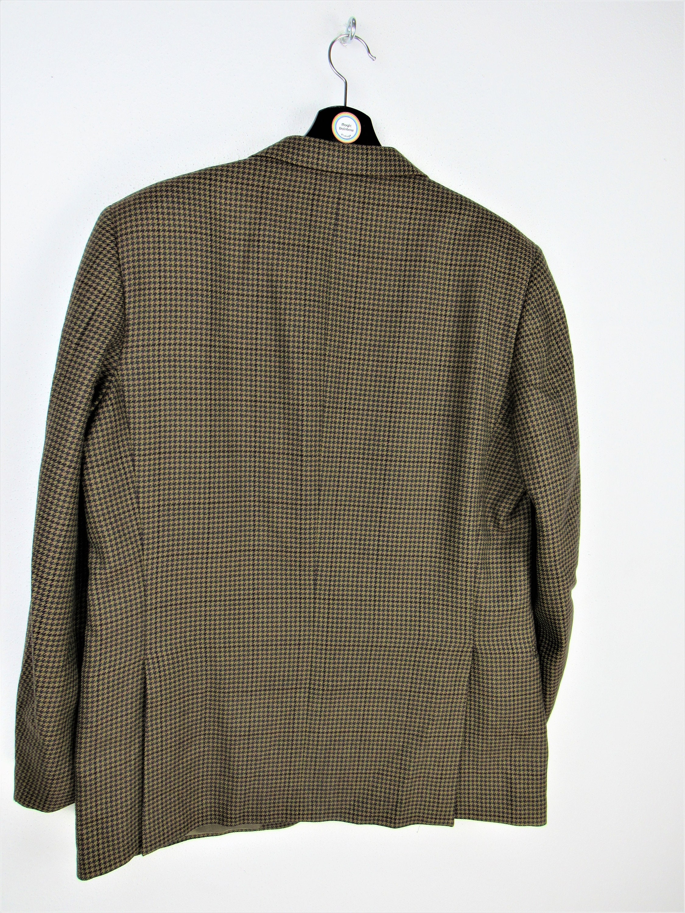 Vintage 90's Tweed Jacket - Size L - Etsy