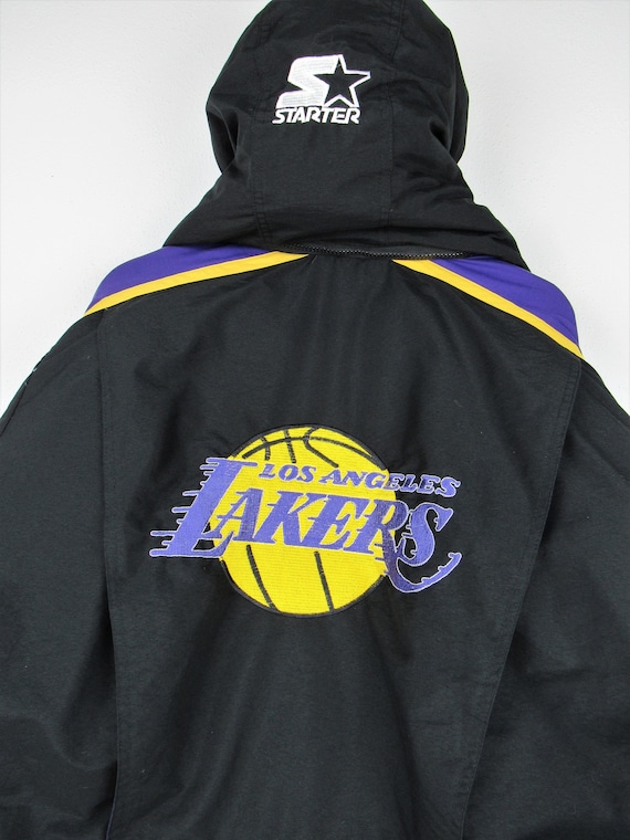 Parka Down Jacket Starter Los Angeles Lakers NBA Vintage 90s - Etsy