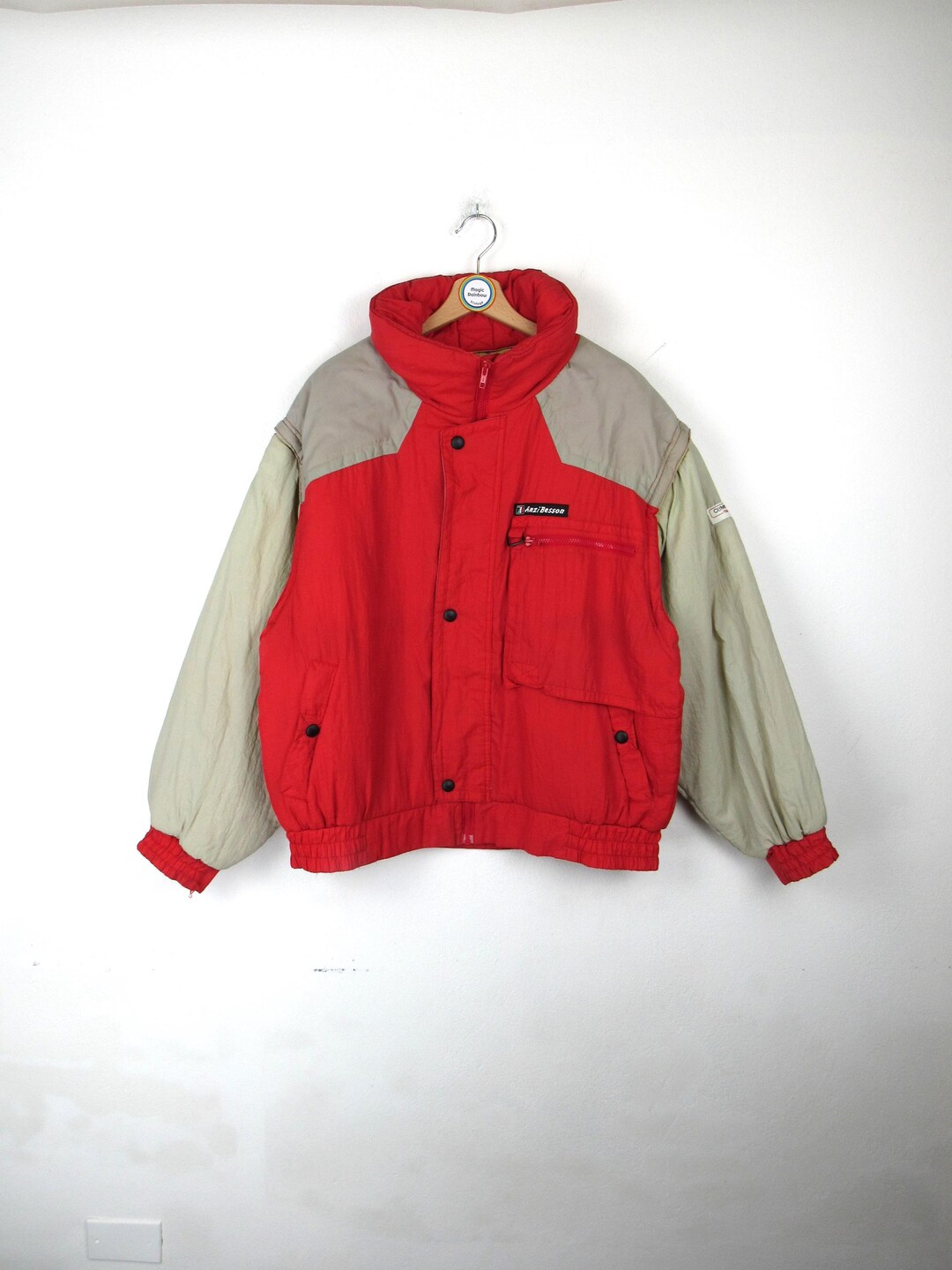 Anzi Besson Olympic Line Vintage 80s Ski Jacket - Size XL - Etsy