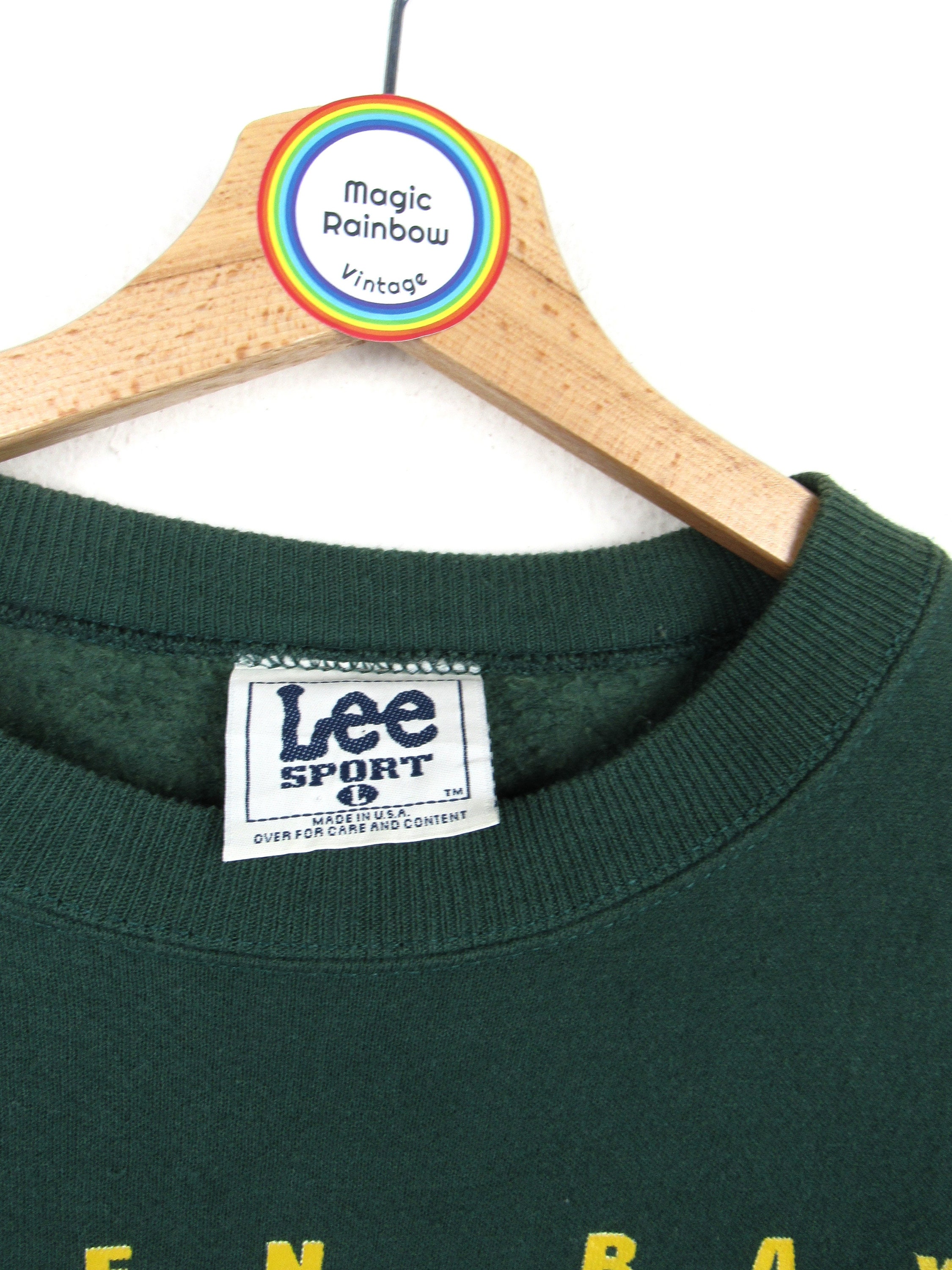 Green Bay Packers 1997 Lee Sport USA Vintage 90s Sweatshirt - Size 