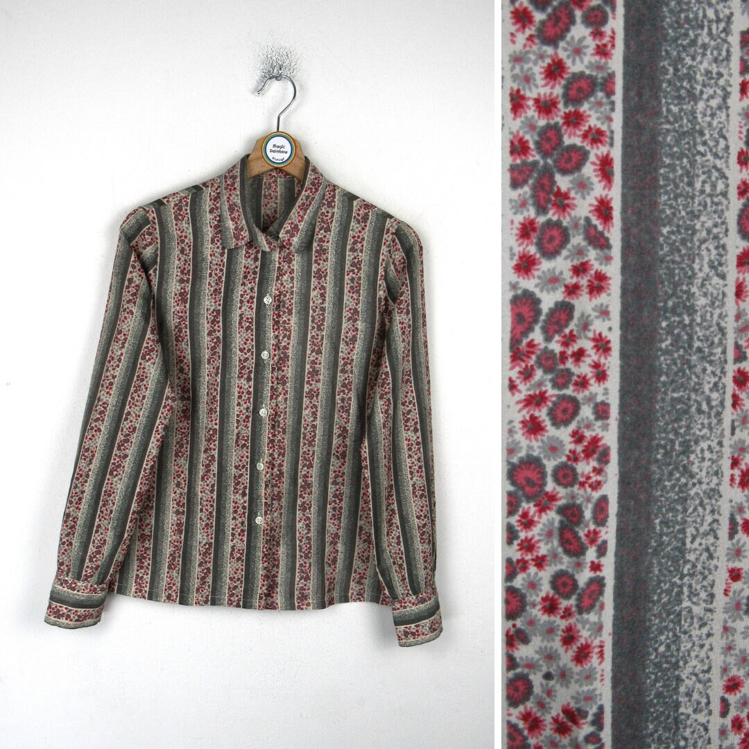 Women's 90s Long Sleeve Vintage Shirt - Size S