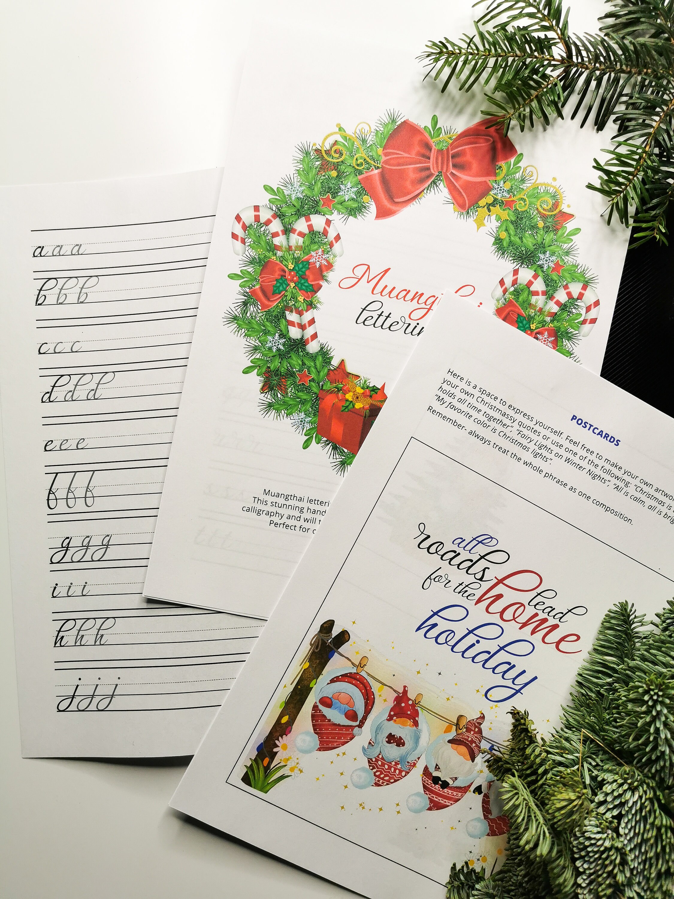 Classic Brush Calligraphy Practice Sheets, Learn Modern Calligraphy ...