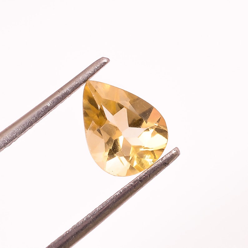 Natural Citrine Faceted Loose Gemstone For Jewelry Making Citrine