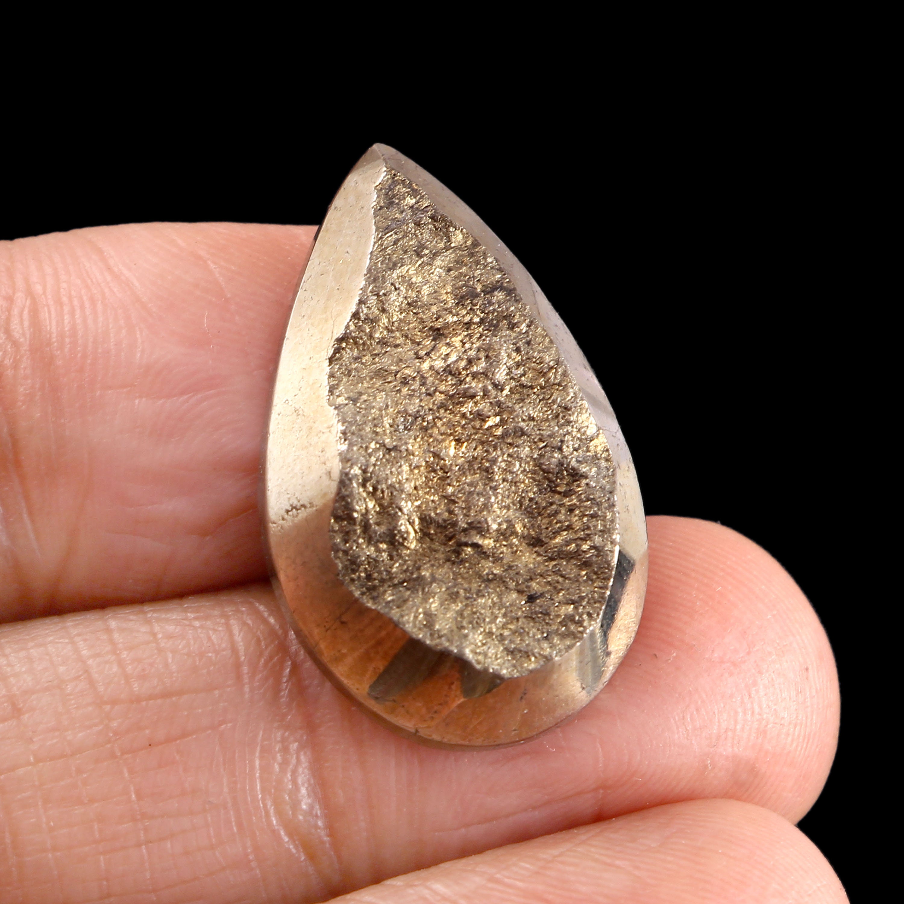 Pyrite Druzy Natural Pyrite Druzy Cabochon Loose Gemstone Etsy