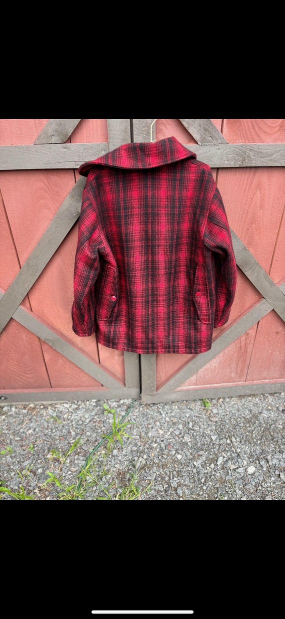 Vintage Woolrich 503 Buffalo Plaid Wool Jacket. 1950