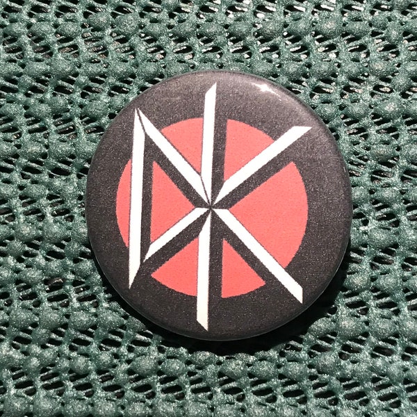 Dead Kennedys logo punk rock pin back button or magnet 1.5"