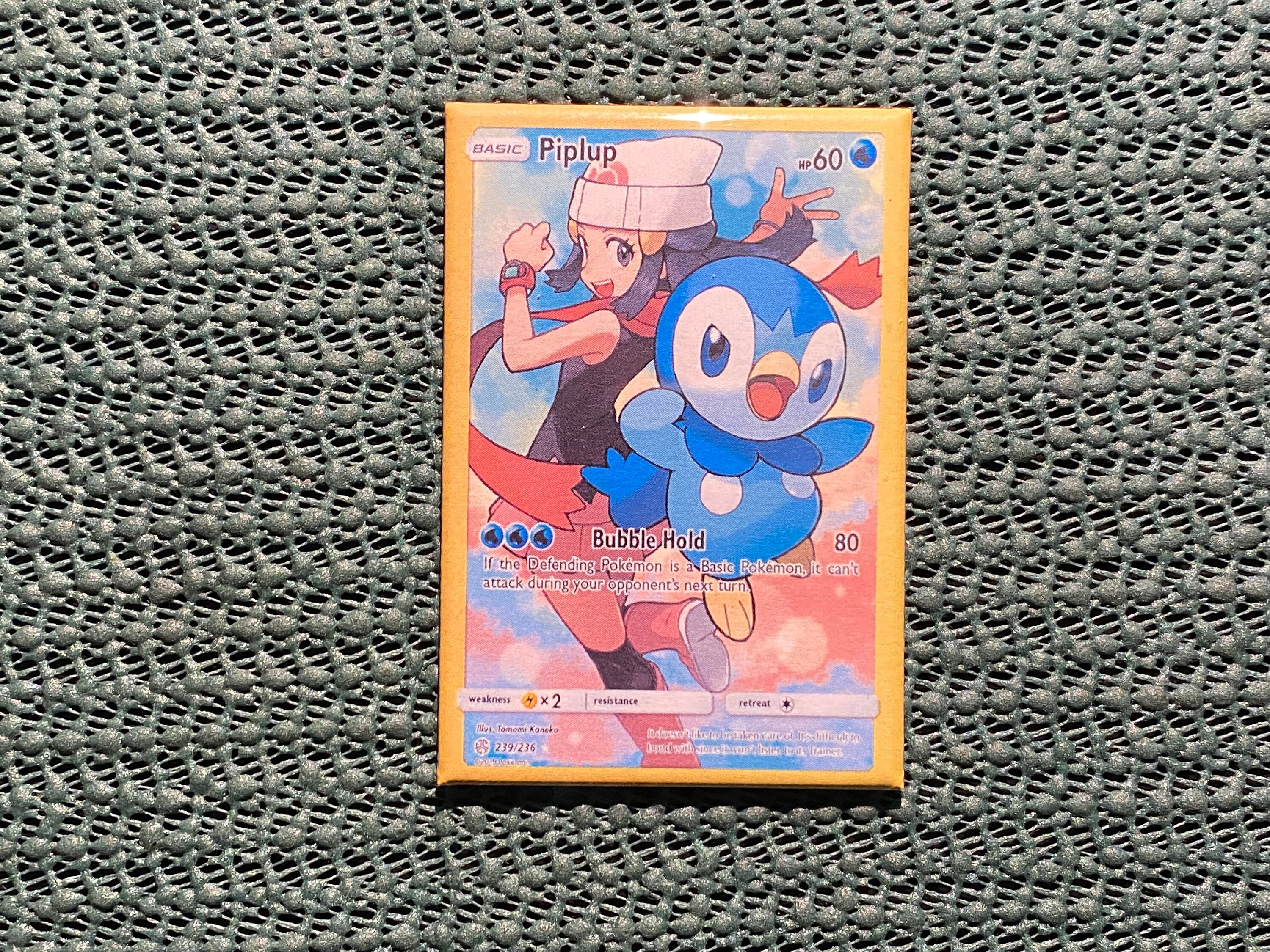 Piplup and Trainer May Full Art Style trading Card - Etsy