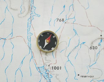 Thumb Tac Magnetic Compass