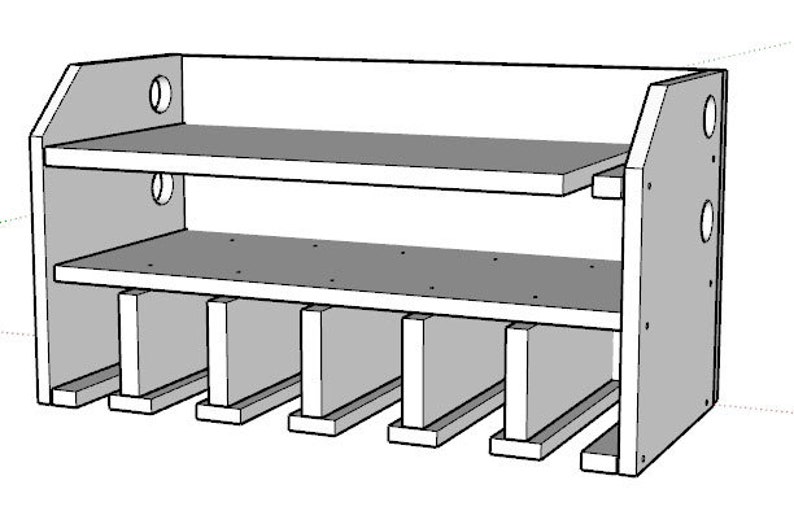PDF Build Plans Cordless Drill Holder, DIY Plans Wall Mounted Drill