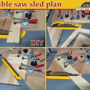 Multi Use Table Saw Sled Plans, Table Saw Sled Plans, Sled Plans, Diy Table Saw Sled, Table saw jig, Jointing sled plans, Taper jig plans