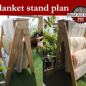 Quilt Stand Plan/Quilt Rack Plan/quilt holder plan/blanket rack plan/blanket stand plan/blanket holder plan/wood pattern/PDF plan/Towel rack