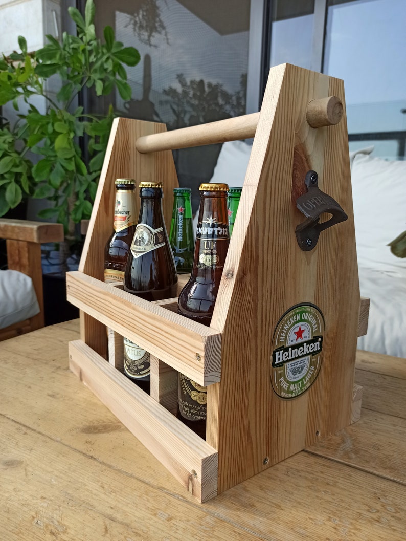 Beer Bottle Crate Plan With Bottle Opener, DIY Box,beer Holder Plan