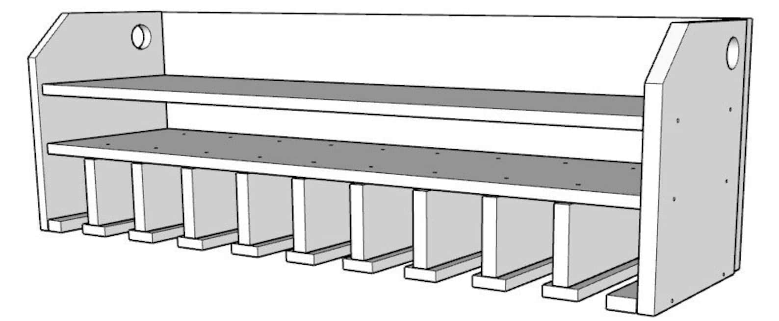 PDF Build Plans Cordless Drill Holder DIY Plans Wall Mounted Etsy