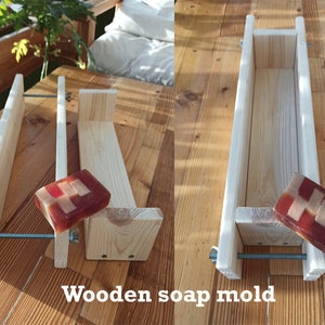 Soap mold wooden soap mold-READY TO SHIP traditional soap mold- cold process soap loaf mold