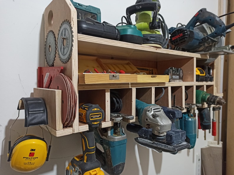 PDF Build Plans Cordless Drill Holder DIY Plans Wall Mounted Etsy