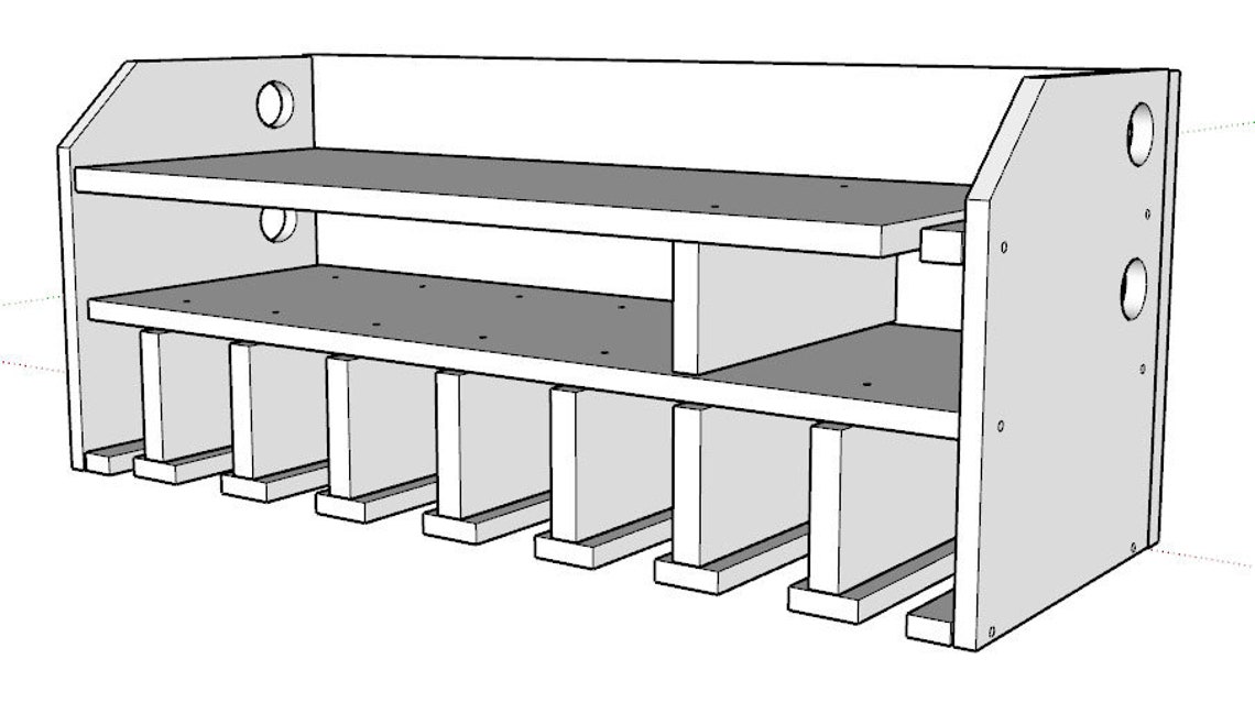 PDF Build Plans Cordless Drill Holder DIY Plans Wall Mounted Etsy