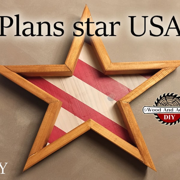 1 Picket Pierced Star Plans, Pierced Star Plans, Star Decor Plans, Build Plans, Woodworking Plans, DIY Woodworking Plans, Wood Star Plans