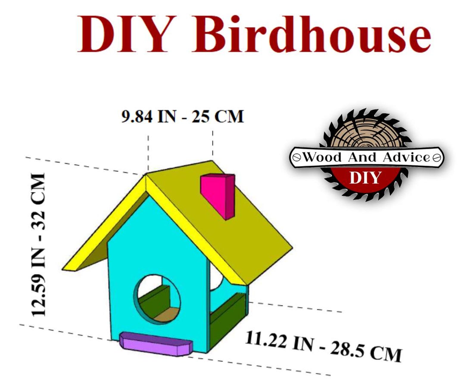 DIY Bird Praise Set Plan,4 DIY Plans,birdhouse, Parrot Feeding House ...