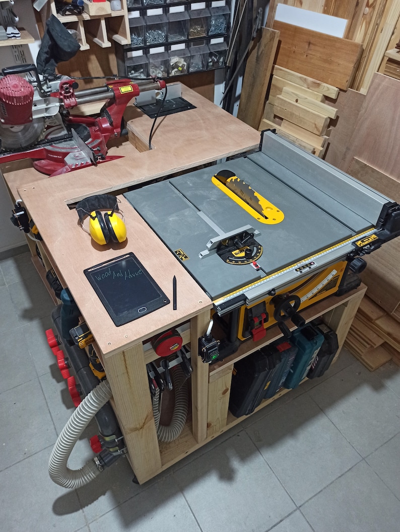 PDF Mobile Workbench Plans | Mobile Werkshop | All in One | Compact ...