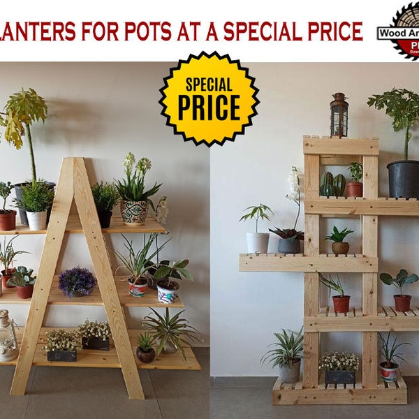 2 planters for pots at a special price/Tall Plant Stand plan/wood plant stand plan/plant stand plan/flower stand plan/flower holder plan/