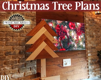 One Picket Decorative Christmas Tree Plans, One Picket Christmas Build Plans, Christmas Tree Build Plans, Woodworking Plans, DIY, Wood, DIY