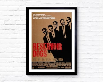 Reservoir Dogs Greatest Movie Poster Classic Vintage 300gsm Card Print A4 A3
