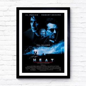 Heat 1995 Movie Poster Film Poster A1 A3 A5 Etsy