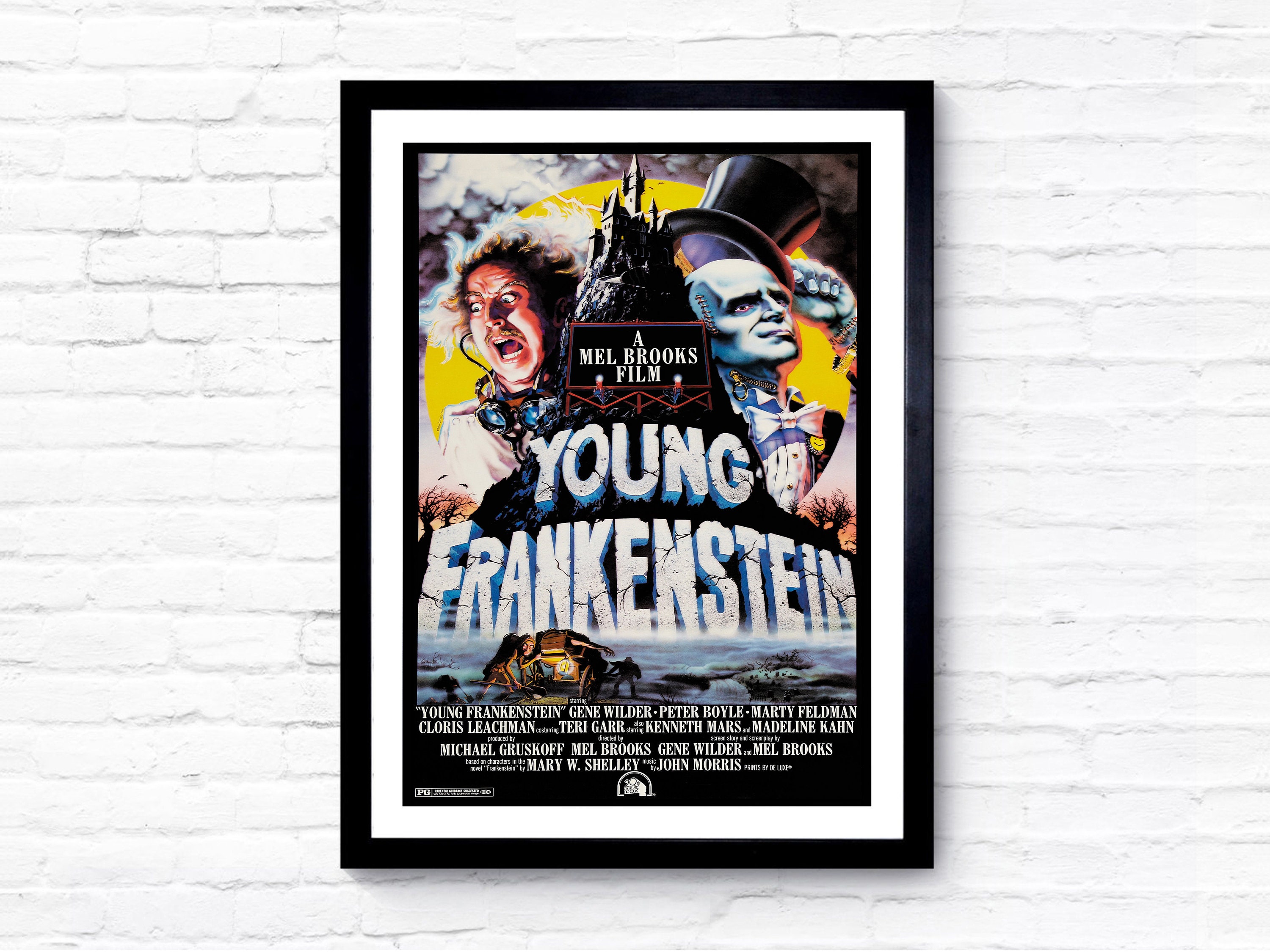 Movie Poster  Film Poster 1974 A4 A2 A5 Prints A3 A1 Young Frankenstein